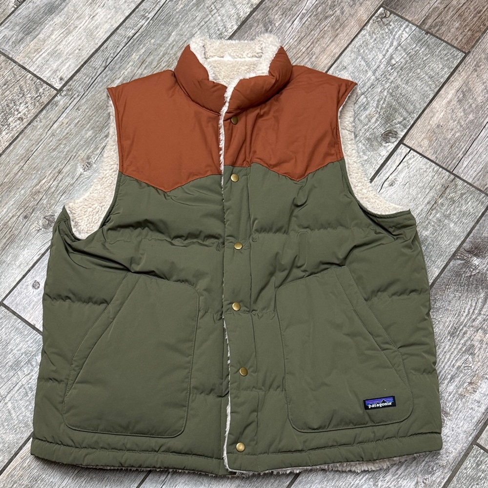 Patagonia Reversible Bivy Down Vest - Men's XXL